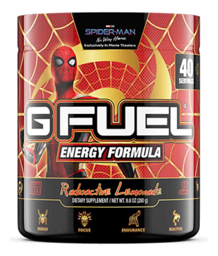 G Fuel Bebida Energizante Para Gamers Gfuel 40 Servicios Sabor Lemonade (hibrido)