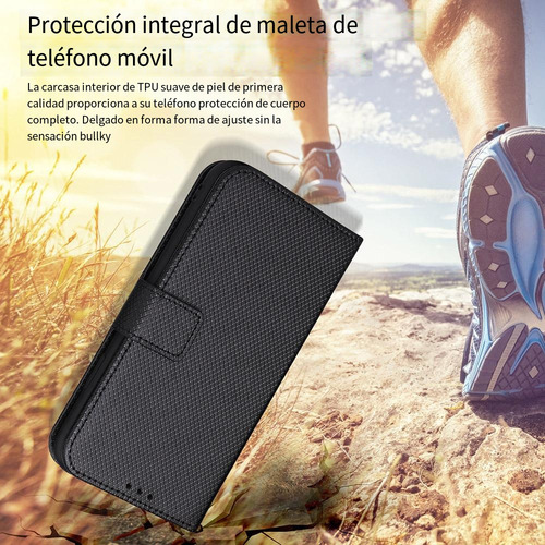 Funda Tipo Cartera De Piel Para Redmi Note 12 5g/note 12 Pro/11a 4g