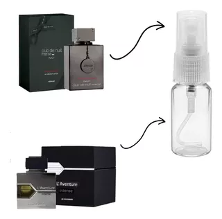 Kit De Decants Dos Perfumes Armaf Club De Nuit Intense Man Limited Edition Edp ( 5 Ml ) E Al Haramain Laventure Intense Edp ( 5 Ml ) | Total De 10 Ml