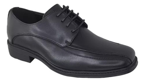 Zapato Formal De Vestir Con Cordon Adulto 3221 Negro