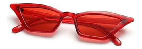 Lentes De Sol Ultra Cat Eye Para Mujer Rojo Transparente