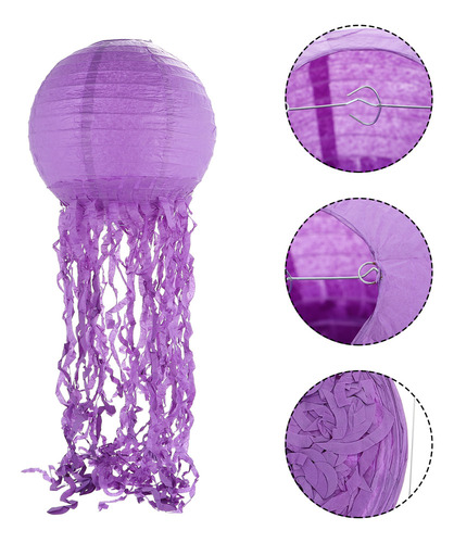Faroles De Papel Colgantes Con Forma De Medusa Para Decorar