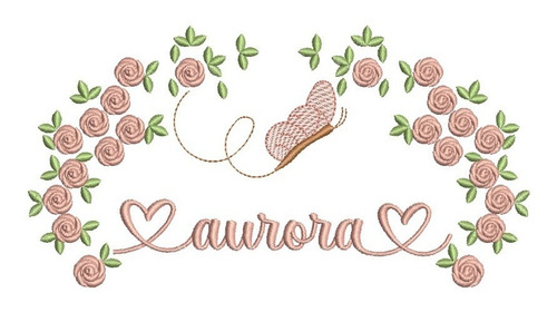 Matriz De Bordado - Aurora 6 - ( Fazemos Qualquer Nome )