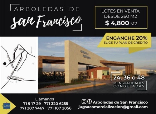 Imagen 2 de 14 de Terrenos Residenciales En Venta, Arboledas De San Francisco,