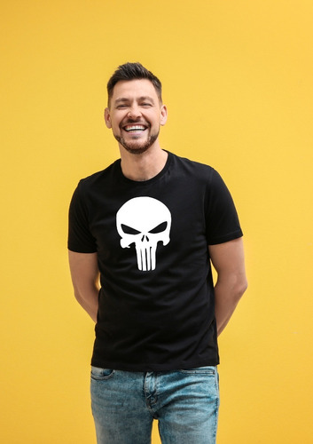 Playera Punisher 100% Algodón Vinil Textil Hombre M1015c
