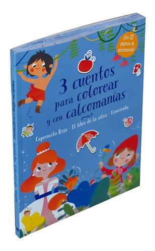 Libro Para Colorear Y Calcomanías: Caperucita Roja