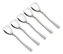 Comprar Idomy Juego De 12 Cucharas De Helado De Postre De Acero Inox