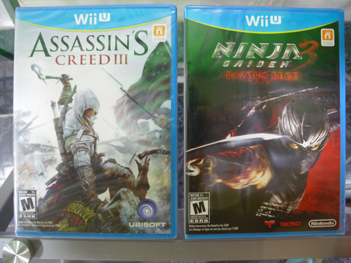 Assassin's Creed Iii Ninja Gaiden 3 Juego Wii U