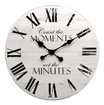 Comprar Reloj De Cuarzo Silencioso De 24 Pulgadas, Reloj De Pared
