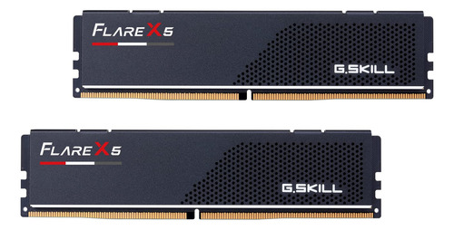 G.skill Flare Serie X5 (amd Expo) 32 Gb (2 X 16 Gb) 288 Pines Sdram Ddr5 6000 Cl36-36-36-96 1.35v Memoria De Computadora De Doble Canal F5-6000j3636f16gx2-fx5 (negro Mate)