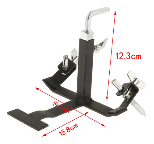 Pedal Cowbell Suporte Ajustável Percussão Cowbell