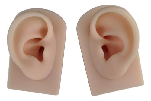 2x Modelo De Oreja De Silicona De Simulación Modelo De