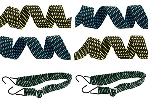 Cable Elástico Plano Ajustable De 40 Pulgadas, 3 Piezas