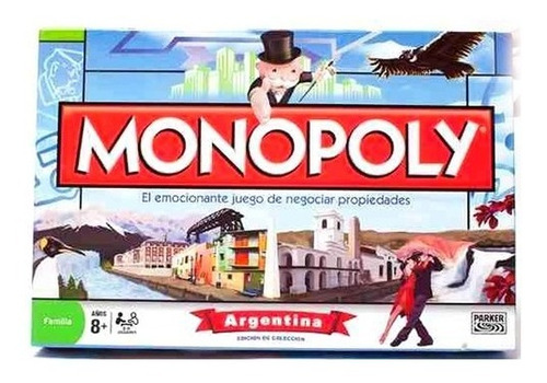 Monopoly Versión Argentina 6 Pagos Juguetería El Pehuén