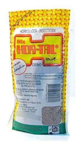 Mix Hortal Cebo 500 Gr Hormigas Insecticida Grow