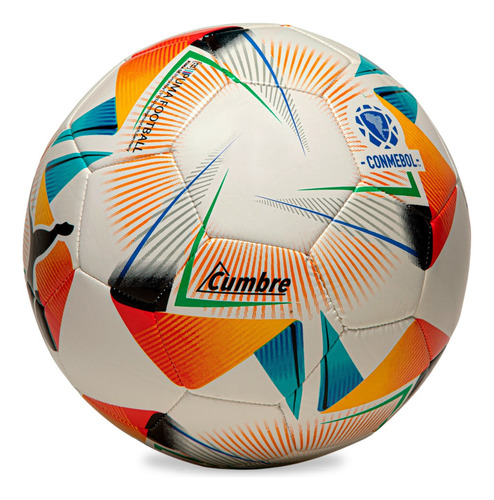Bola de futebol Puma BOLA SOCIETY CUMBRE CONMENBOL 084598 nº 5 Unidade x 1 unidades cor puma white-multi colour