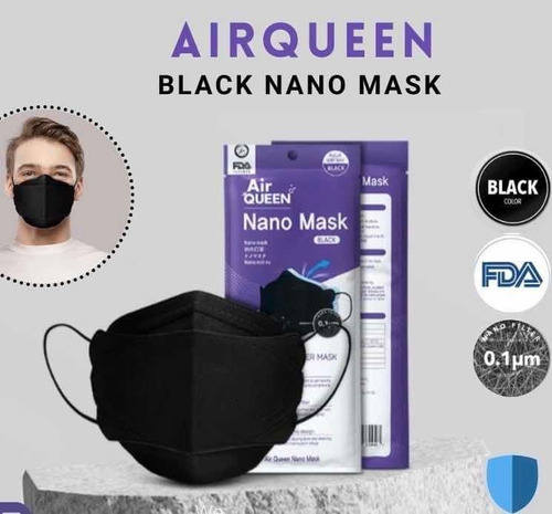 Cubrebocas Coreano Airqueen Fda Nano Fibra Lavable (20pz)