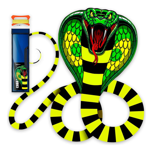 Cometa De Serpiente Verde Con Cuerda Y Asa
