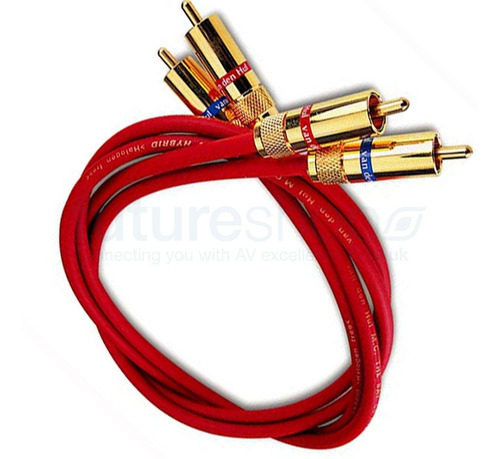 Imagen 3 de 5 de Cable Rca Van Den Hul The Bay C5 Hybrid 1,5 Mts