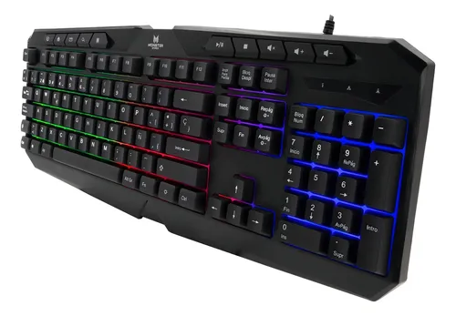 comprar Sets Para Pc Teclado Y Mouse Monster Initiation Rgb Negro