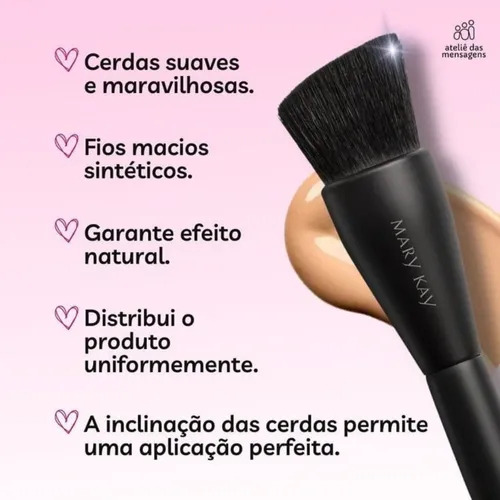 Pincel Para Base Líquida Mary Kay Preto