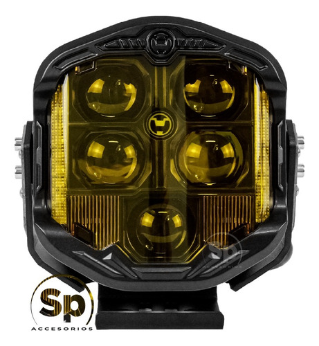 Par De Luces Led Dually Spot Ambar Jeep Wrangler Jl 18 - 24