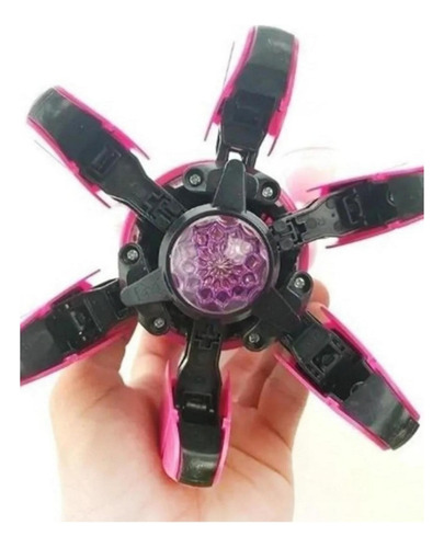 Robô Lady Face Digital Aranha Dançante Som Luz Rosa