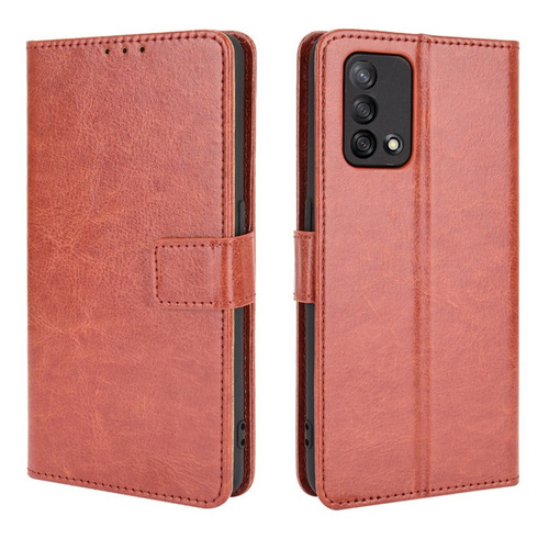 Funda De Cuero Para Oppo Reno 6 Lite F19 A74 4g Negocio Flip