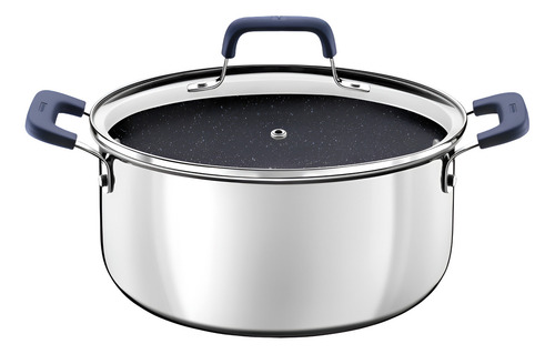 Bateria de Cocina Tramontina Romagna 4 piezas Acero Inoxidable Aluminio y antiadherente Cerámico Negro