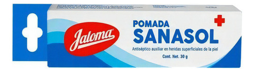 Pomada Sanasol Antiséptico Heridas Superficiales 30g Jaloma