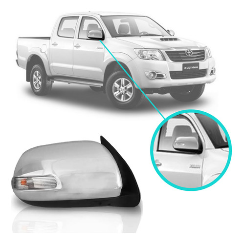 Retrovisor Direito Hilux Pick Up 2012 2013 2014 