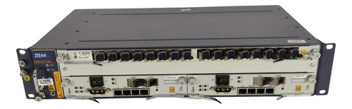 Olt Completa Zte C320 2*smxa Dc + Placa Gtgh C++ 16 Portas