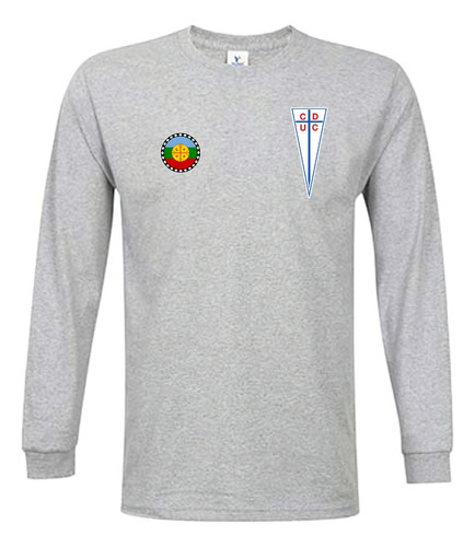 Polera Manga Larga Universidad Católica Logo Mapuche