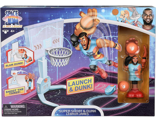 Space Jam: A New Legacy - Super Shoot & Dunk Juego Con Figur
