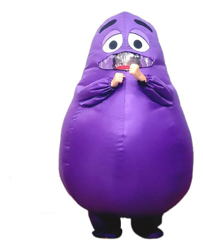 Disfraz Grimace Para Ni?os Y Adultos Traje Inflable