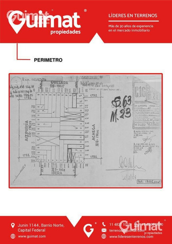 Imagen 10 de 11 de Terreno - Villa Urquiza - Lideres En Terrenos - Guimat Propiedades