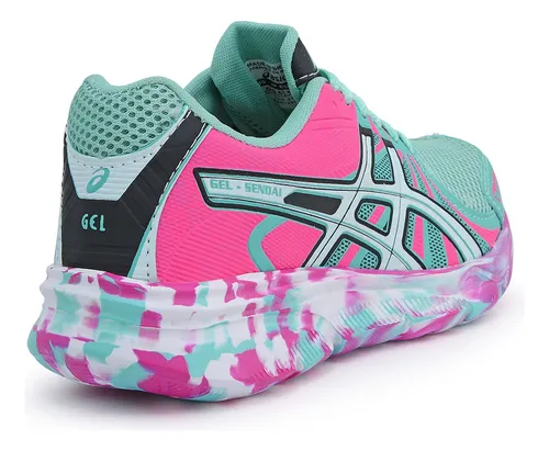 Asics gel sendai feminino hot sale verde