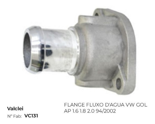 Flange Fluxo D'agua Vw Gol Ap 1.6 1.8 2.0 94/2002