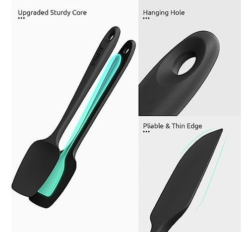 Set De Espátulas De Silicona U-taste Con Resistencia Al Cal
