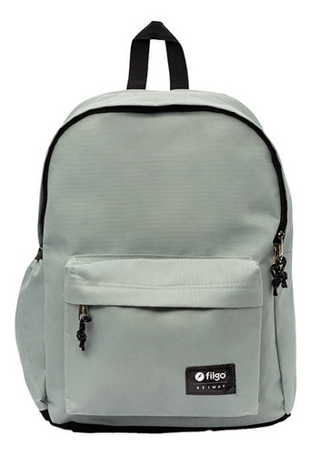 Mochila Filgo Keiway 17´ Gris Para Estudiantes Sport 