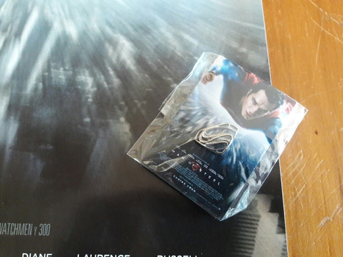 Poster Pelicula Superman + Pin Original