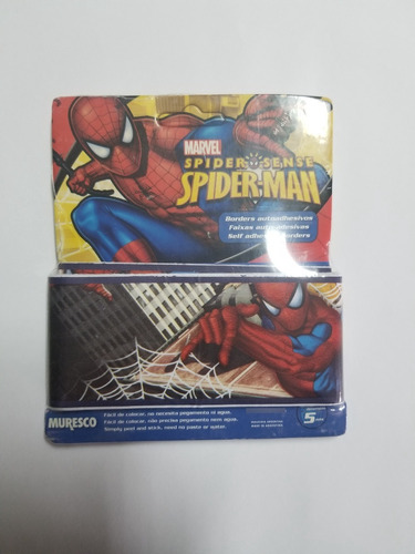 Guarda Papel Autoadhesiva Muresco Spiderman Infantil 12571