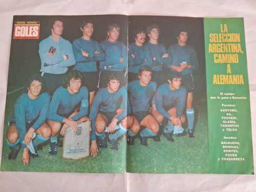 Póster Selección Argentina 1974