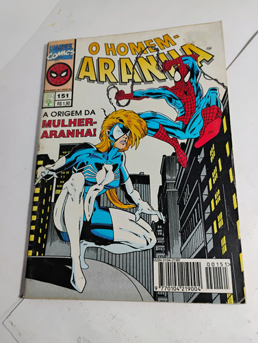 Gibi Hq Homem Aranha N° 151 Editora Abril Raro De 1996 (Usado)