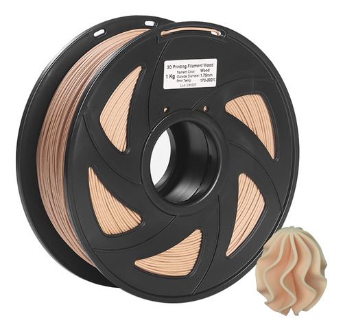 Filamento Para Impresora 3d De Madera Y Pla De 1,75 Mm, Bobi