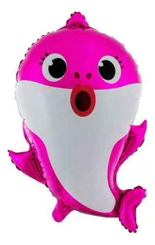 Globo Metalizado Baby Shark Tiburon 49x66cm