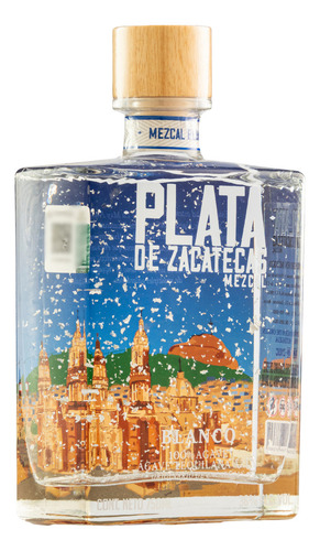 Mezcal Plata De Zacatecas Blanco 750 Ml