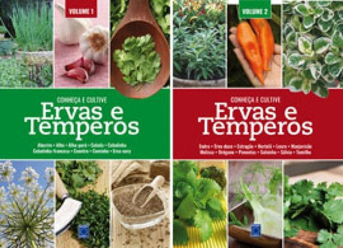 Coleção Ervas E Temperos - Conheça E Cultive - 2 Volumes
