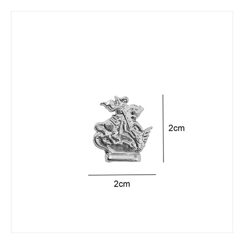 Imagem 2 de 5 de 60 Mini Imagens De São Jorge - 2,1cm