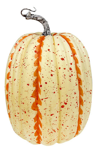 ( Calabaza Artificial, Utilería De Naranja Y Amarillo